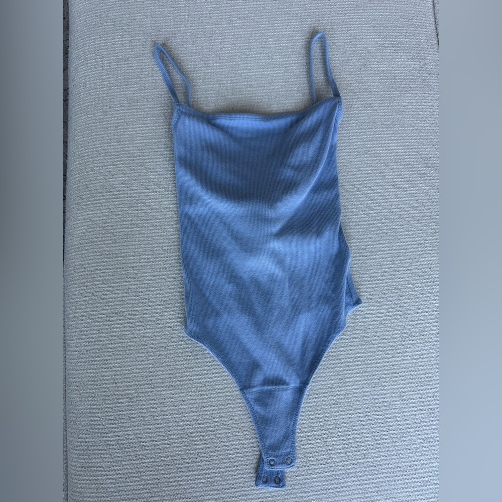 Abercrombie & Fitch Light Blue Ribbed Knit